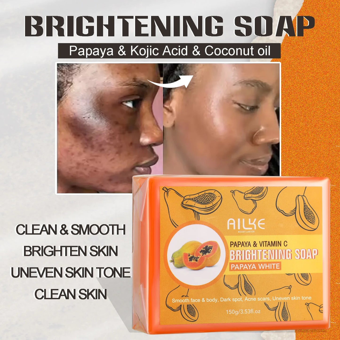 Natural Papaya Brightening Soap